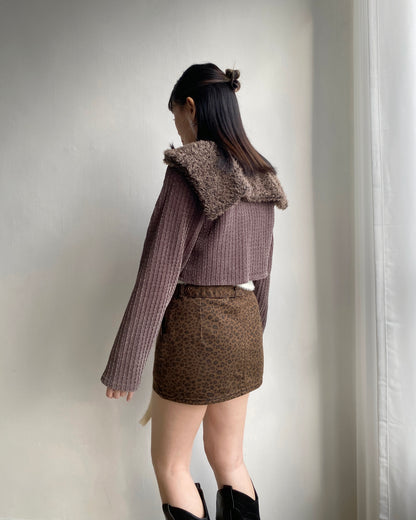 現貨 CD048 momo Cardigan - Khaki | Black