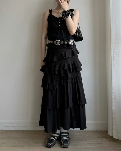 VT305 Candy Lace Vest - White | Black