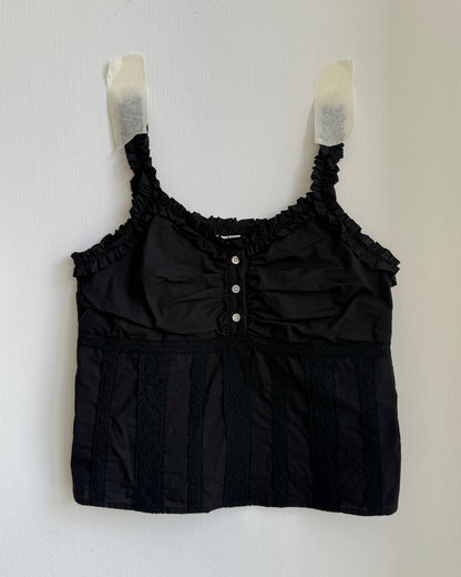 VT305 Candy Lace Vest - White | Black