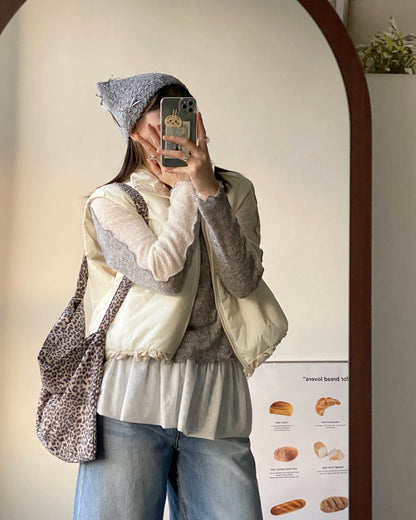 現貨 KA304 Ribbon Cat Hat - Ivory | Gray | Black