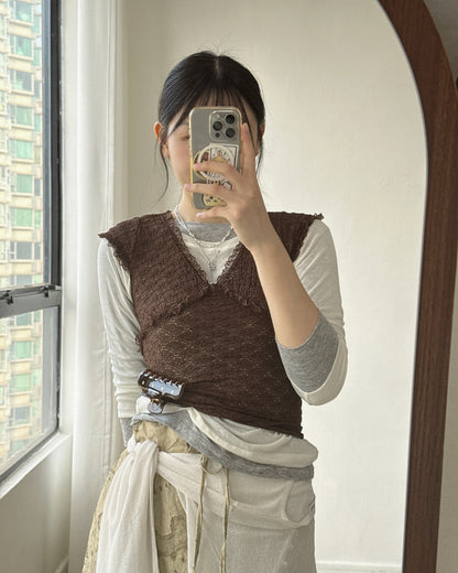 TP613 3/4 Sleeve Slim Top - Yellow | Gray | White | Navy