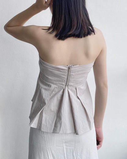 現貨 TP471 2way Tube top - Gray | Black