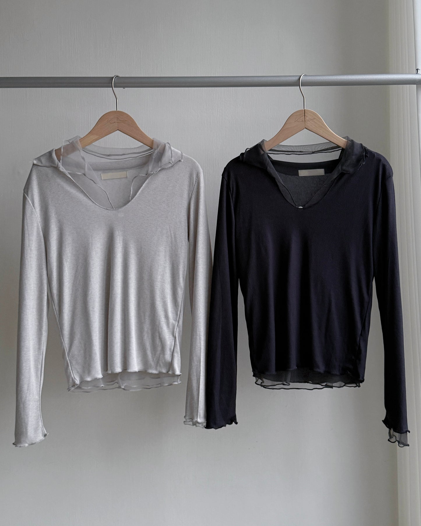 TP549 Twin Veil Set - Gray | Charcoal