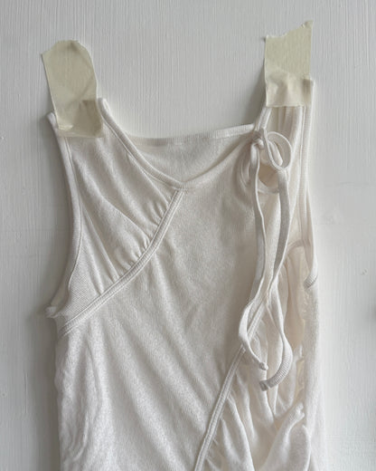 VT306 Crew Sleeveless - Ivory | Olive | Charcoal