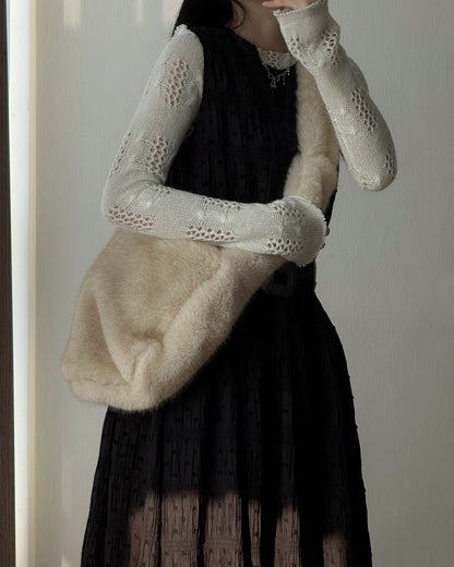 (🧨7-11/2限定優惠) DS287 DotDot Layer OPS - Ivory | Black