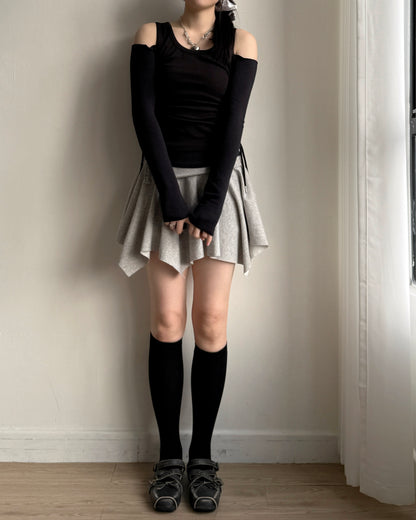 VT274 Ribbed String Vest - White | Dark Gray | Black