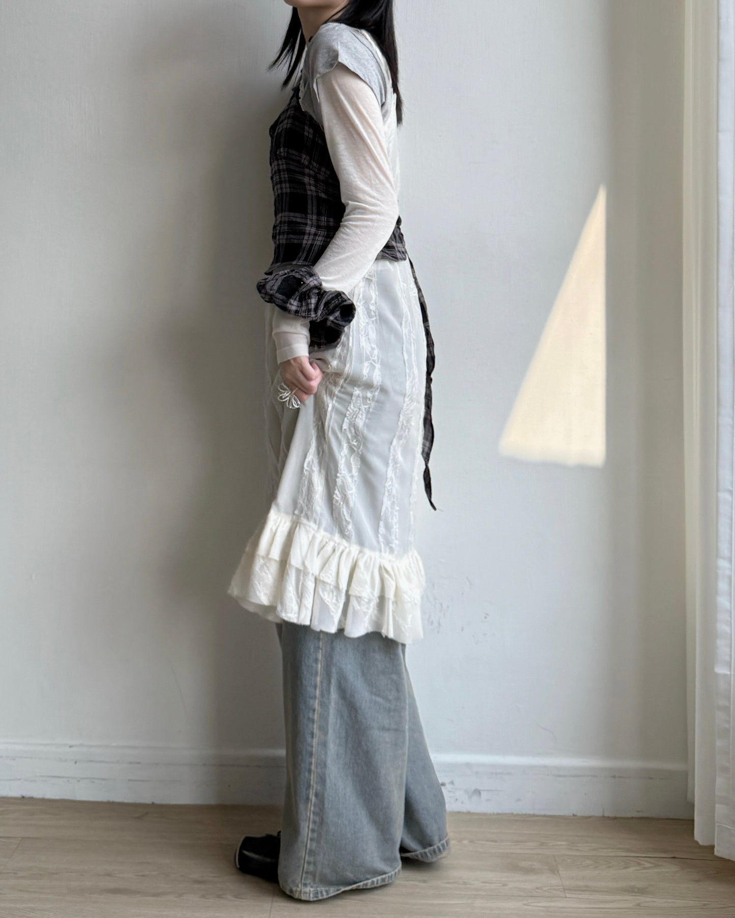 DS290 Lace Slip OPS - Ivory