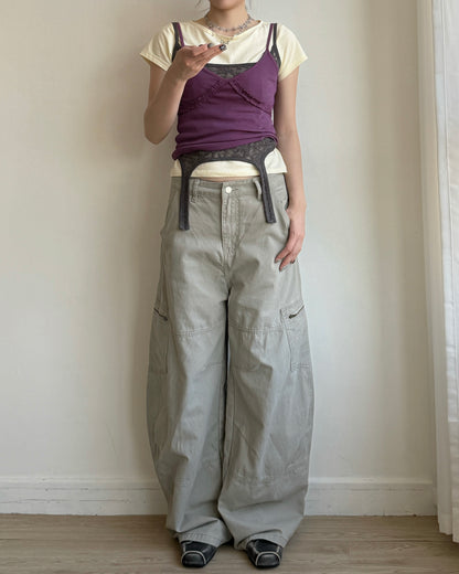 VT313 Frill Sleeveless - Gray | Blue | Purple | Black
