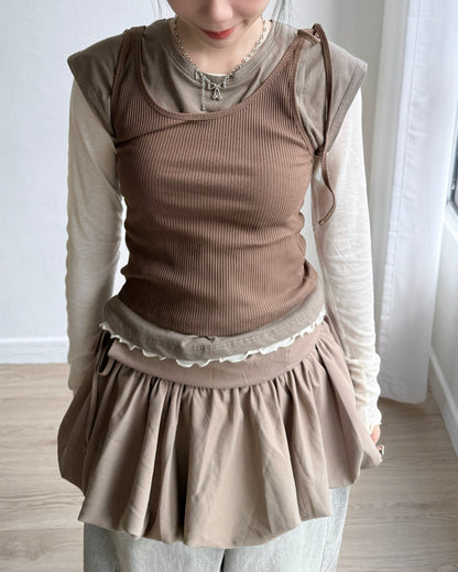 TP548 Basic TEE - Beige | Brown | Navy | Charcoal