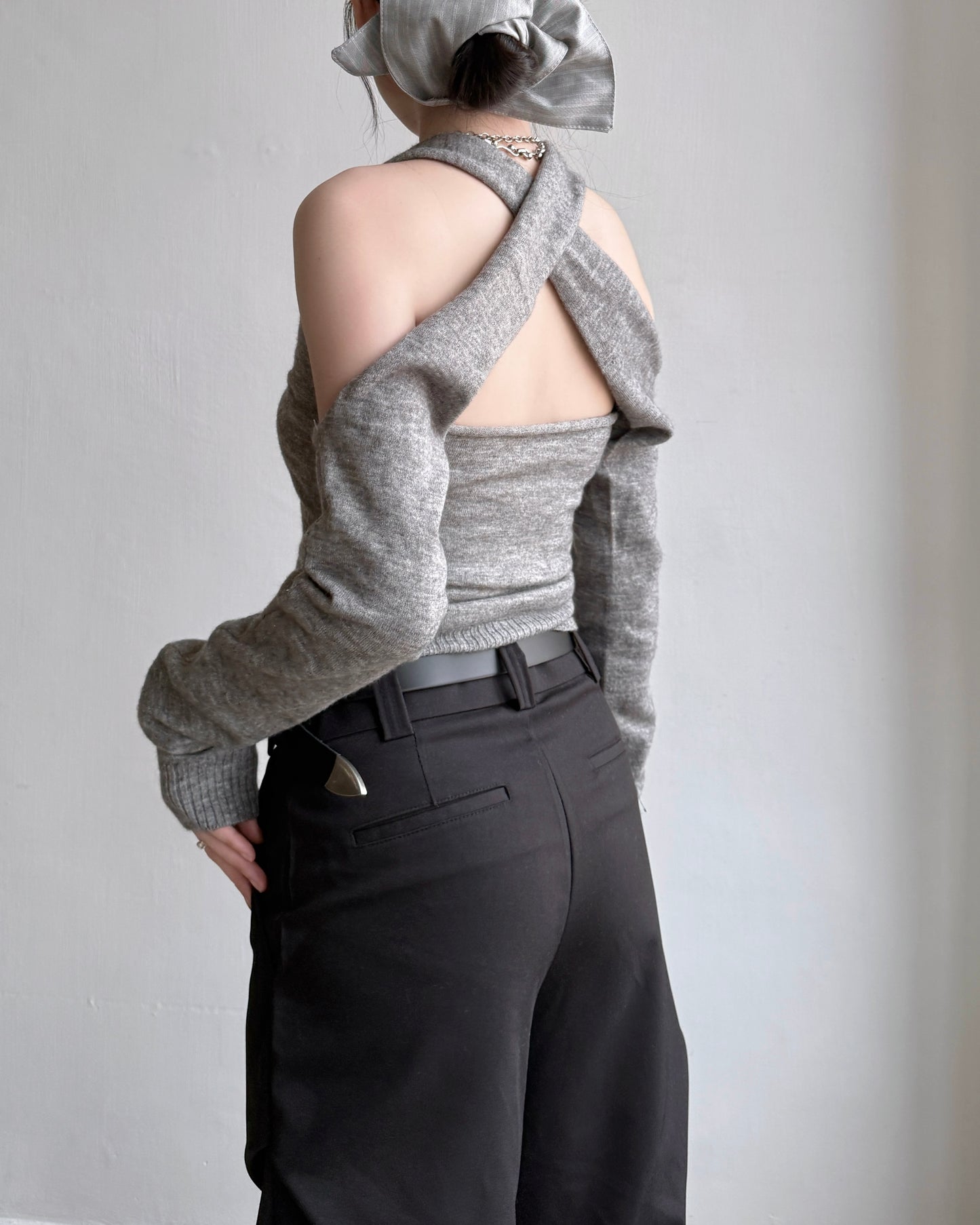 TP544 Dual Bolero Knit - Gray | Ivory | Black