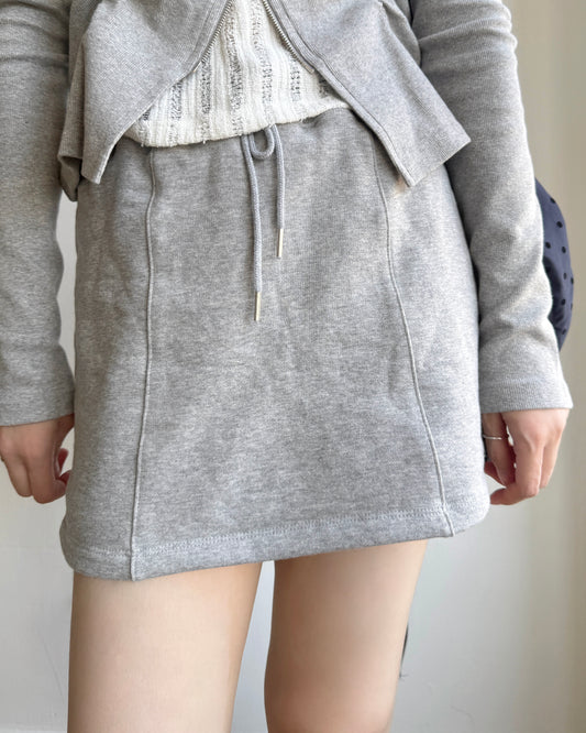 SP019 Pintuck Skort - White | Gray | Black