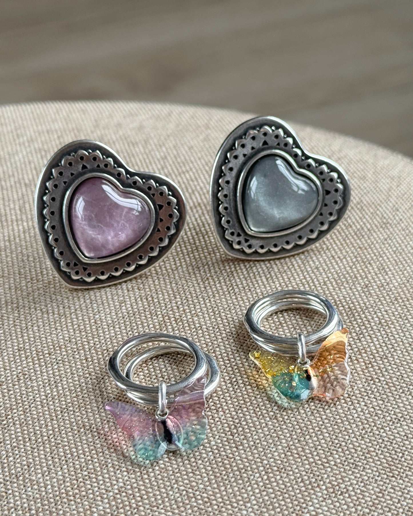 現貨 OA008 OtroAccesorio 🦋 Ring - Pink | Yellow