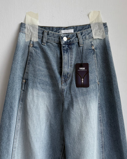 JN066 Button Wide Pants