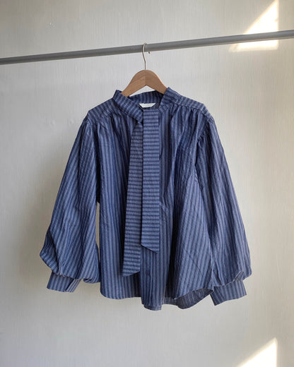 現貨 TP488 Balloon Sleeve Shirt - Ivory | Navy | Yellow