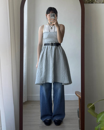 DS283 Wrinkle OPS - Light Blue | White