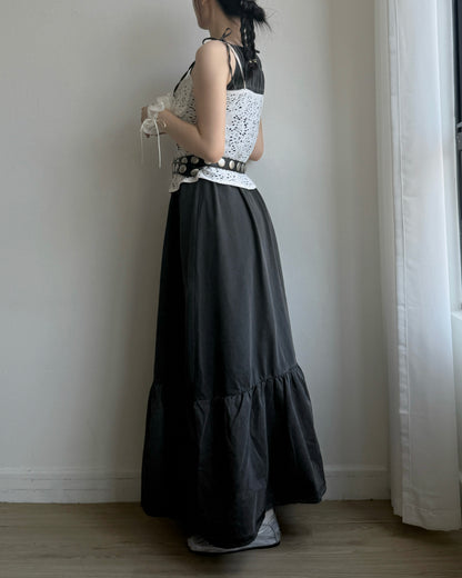 VT319 Eyelet Vest - Ivory