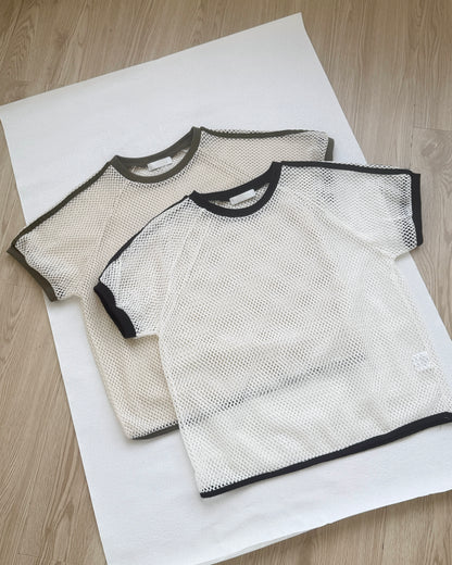 TP530 Track Mesh Short-sleeve TOP - Khaki | Black
