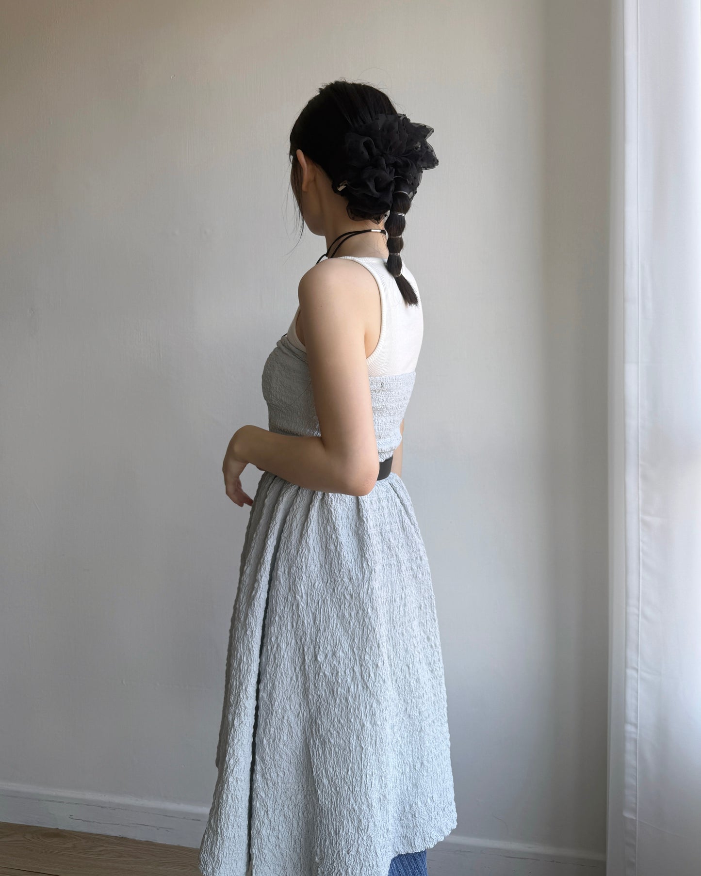 DS283 Wrinkle OPS - Light Blue | White