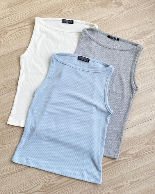 VT244 (Combo優惠) 入膊小背心 - Blue | White | Gray | Black | Khaki