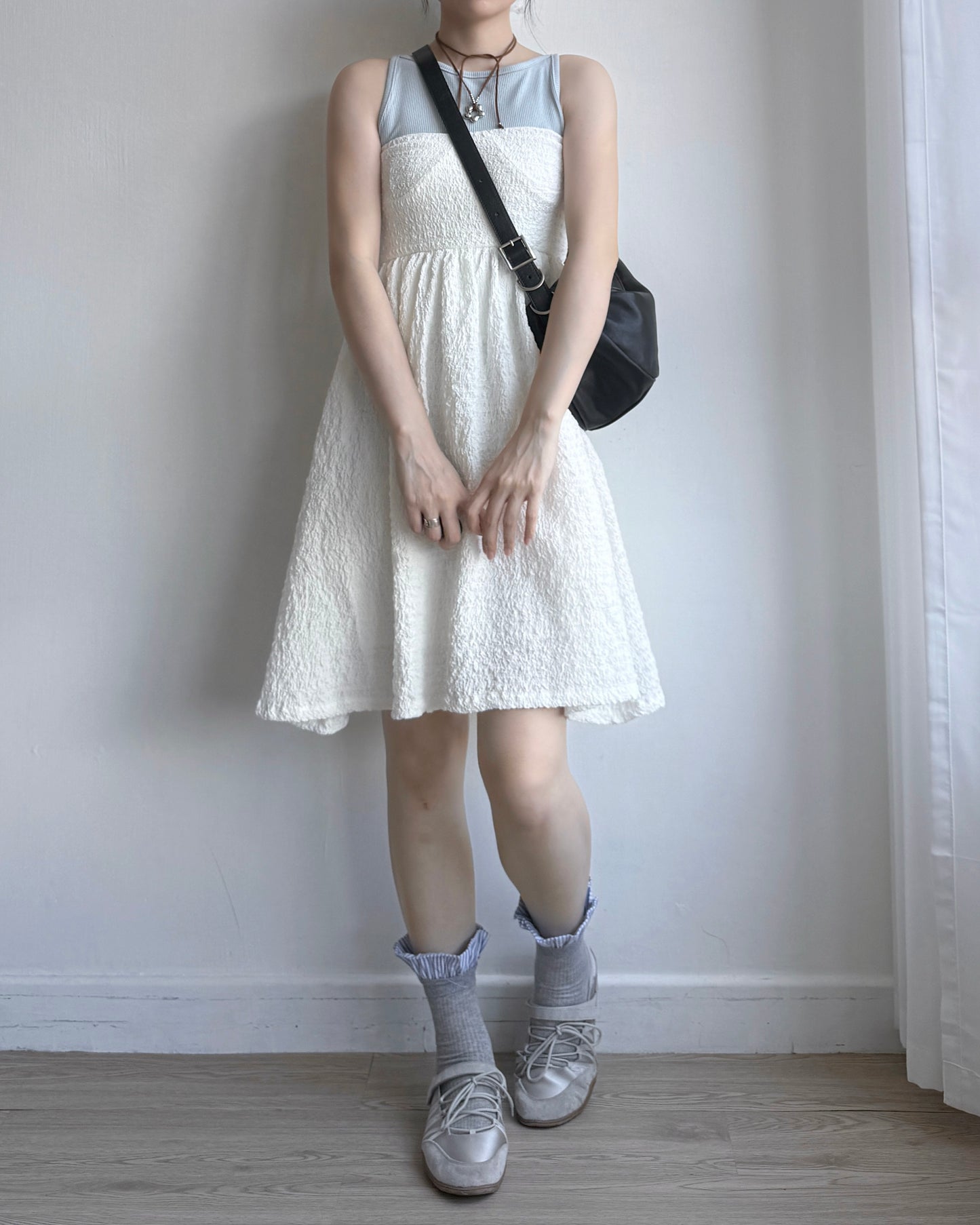 DS283 Wrinkle OPS - Light Blue | White