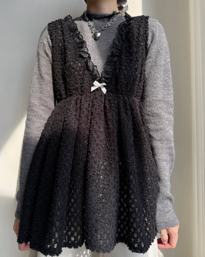 CD057 Alpaca Lily Cardigan - Purple | Turquoise | Gray