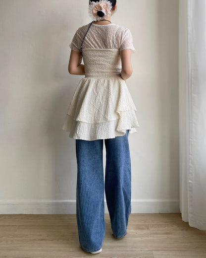 現貨 TP514 Lace Top - White | Black