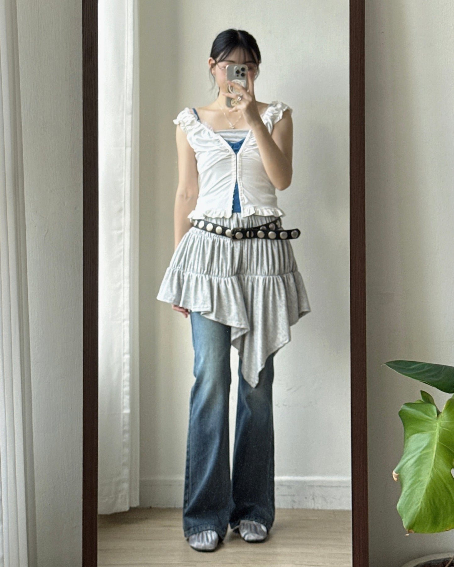 JN067 Low Waist Bootcut Denim