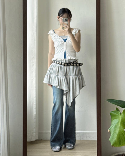 JN067 Low Waist Bootcut Denim