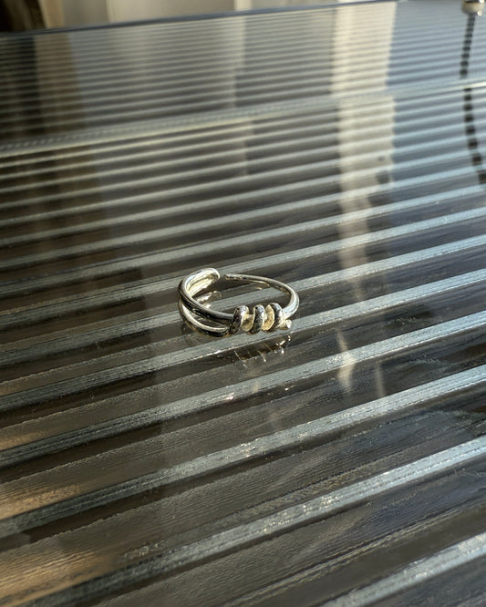 KA383 S925 Knot Ring
