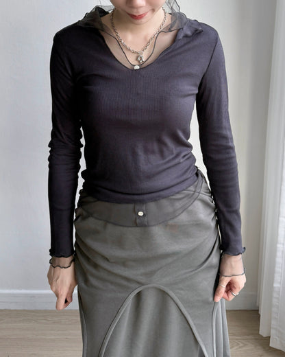 TP549 Twin Veil Set - Gray | Charcoal