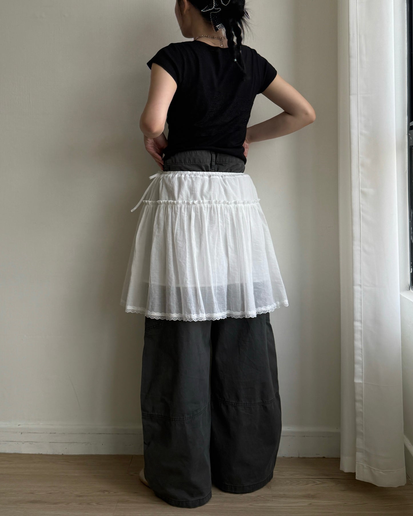 TP600 Patchwork Top - White | Gray | Black