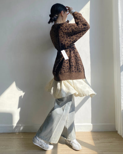 現貨 SK179 Twist Pattern 2Way Skirt - Ivory | Gray