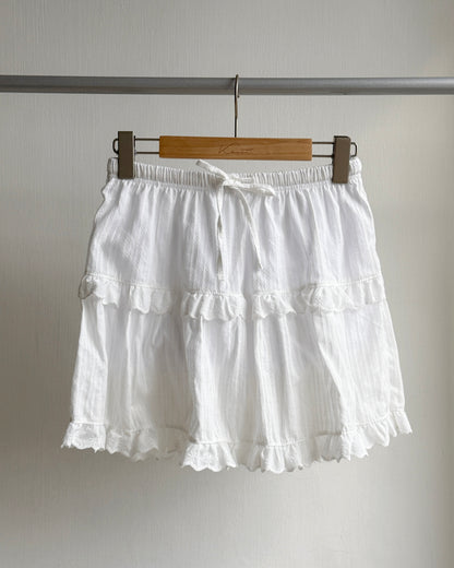 SK205 Tiered Skirt - White