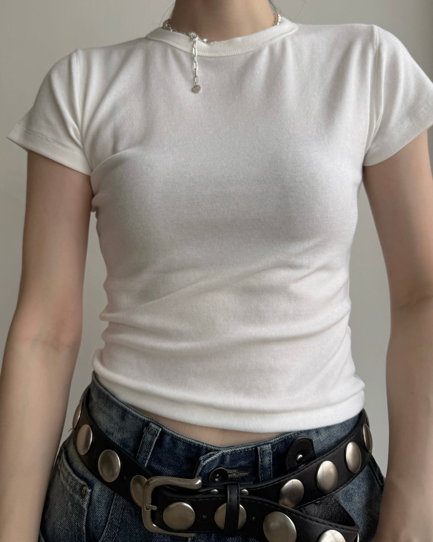TP592 Basic TEE - White | Blue | Orange | Charcoal