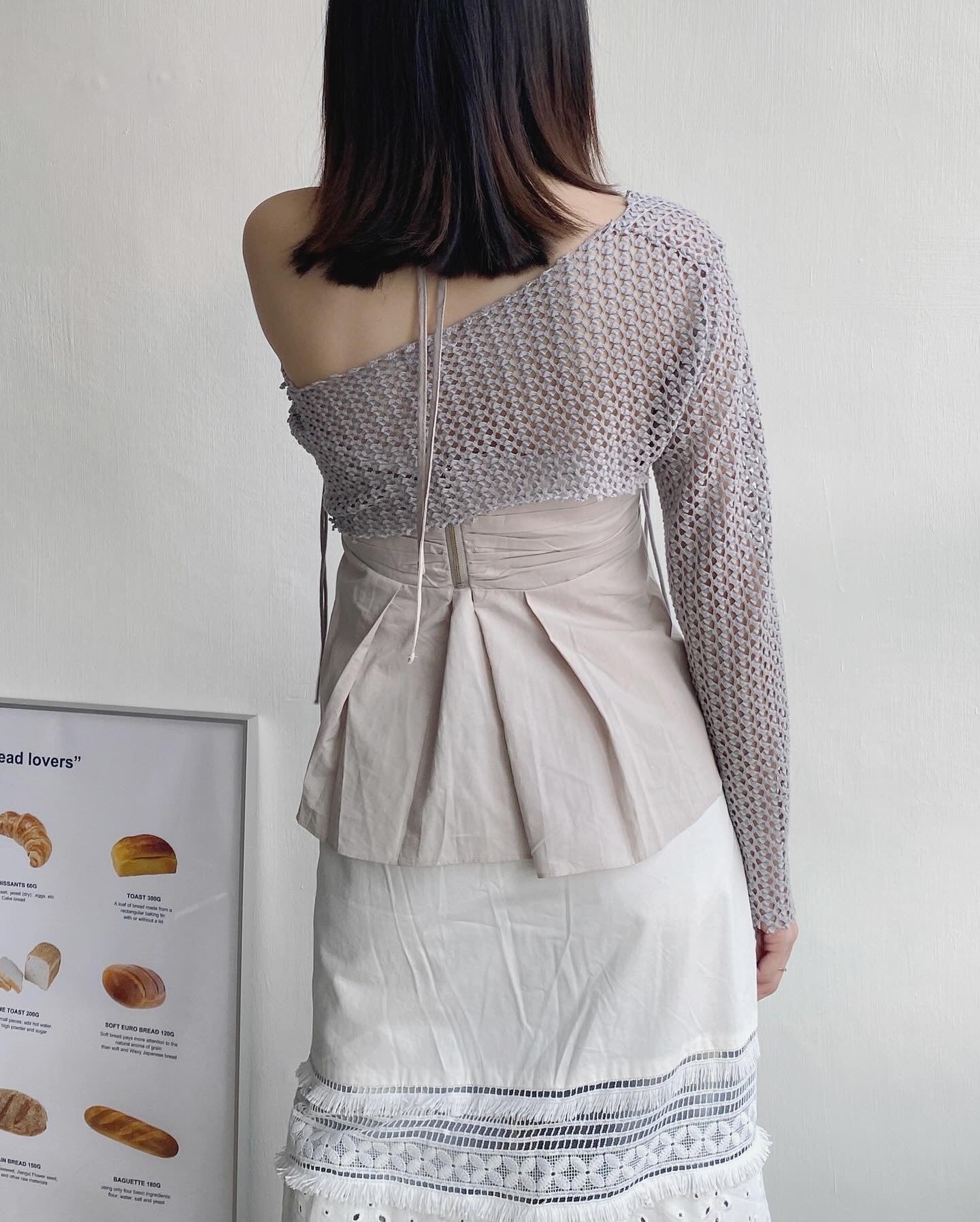 現貨 TP471 2way Tube top - Gray | Black