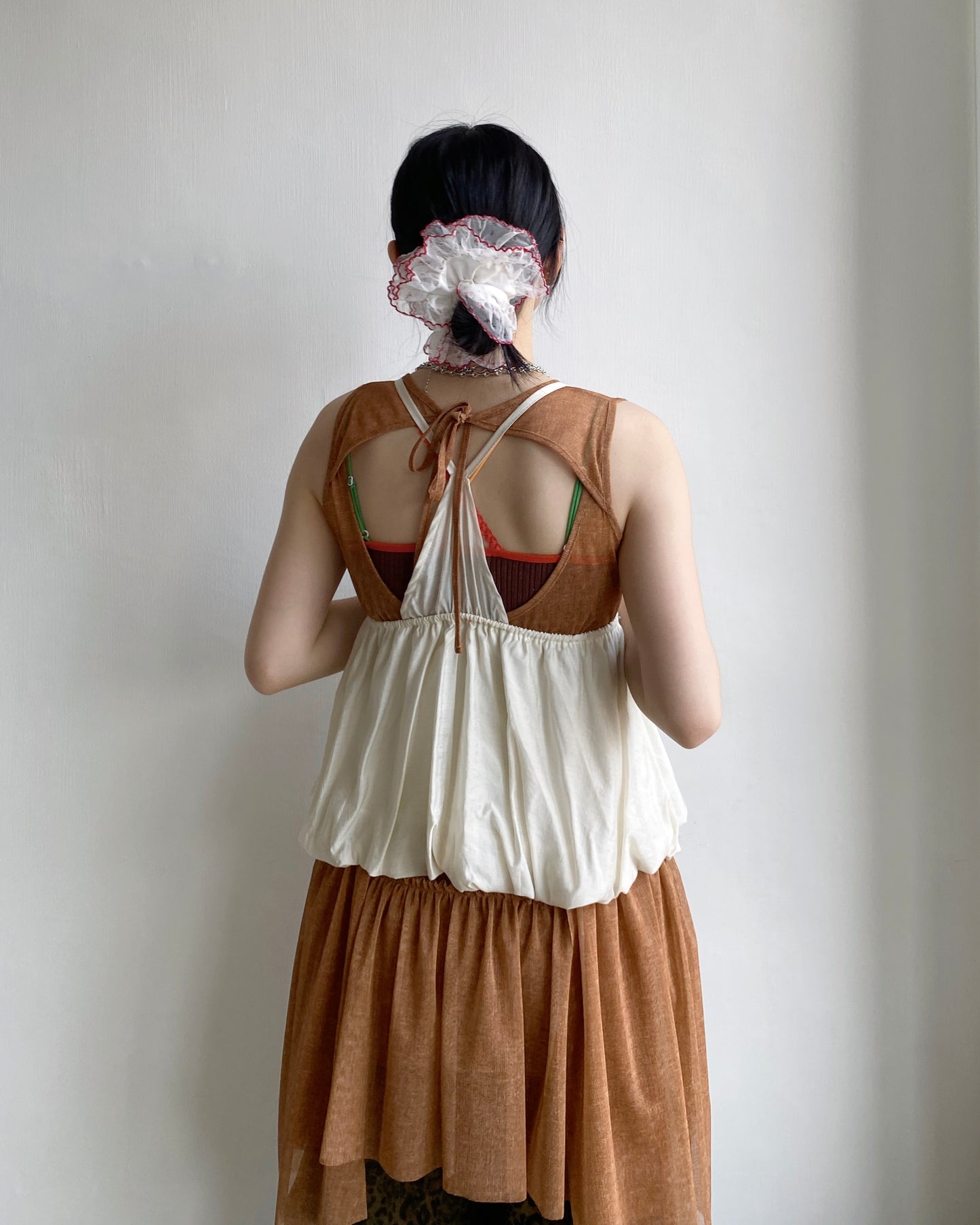 DS270 Sheer Ops - Black | Orange