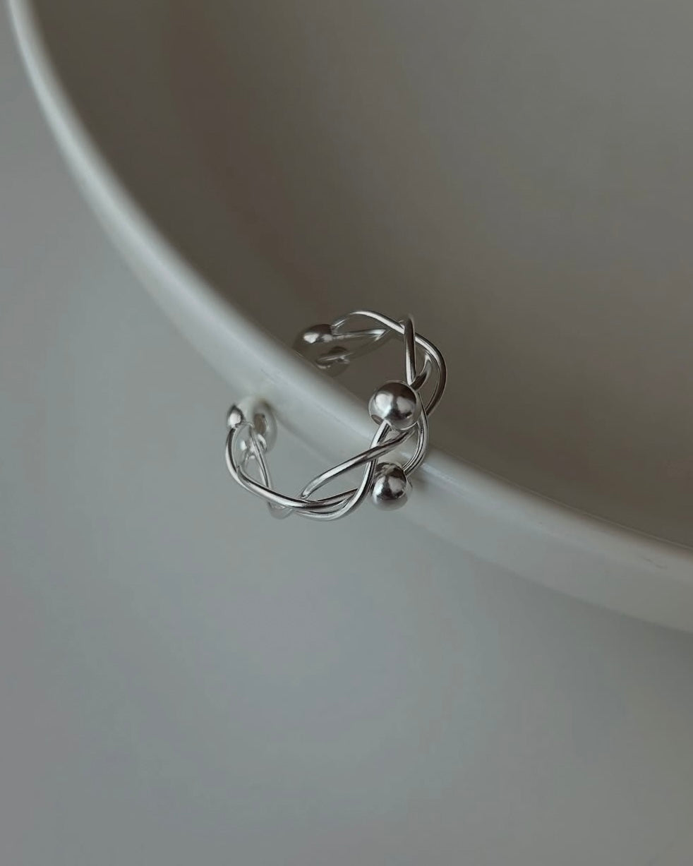 KA356 BallBall S925 Ring