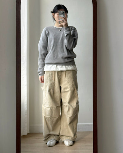 TP559 Ribbed Knit (Unisex) - Beige | Gray | Black