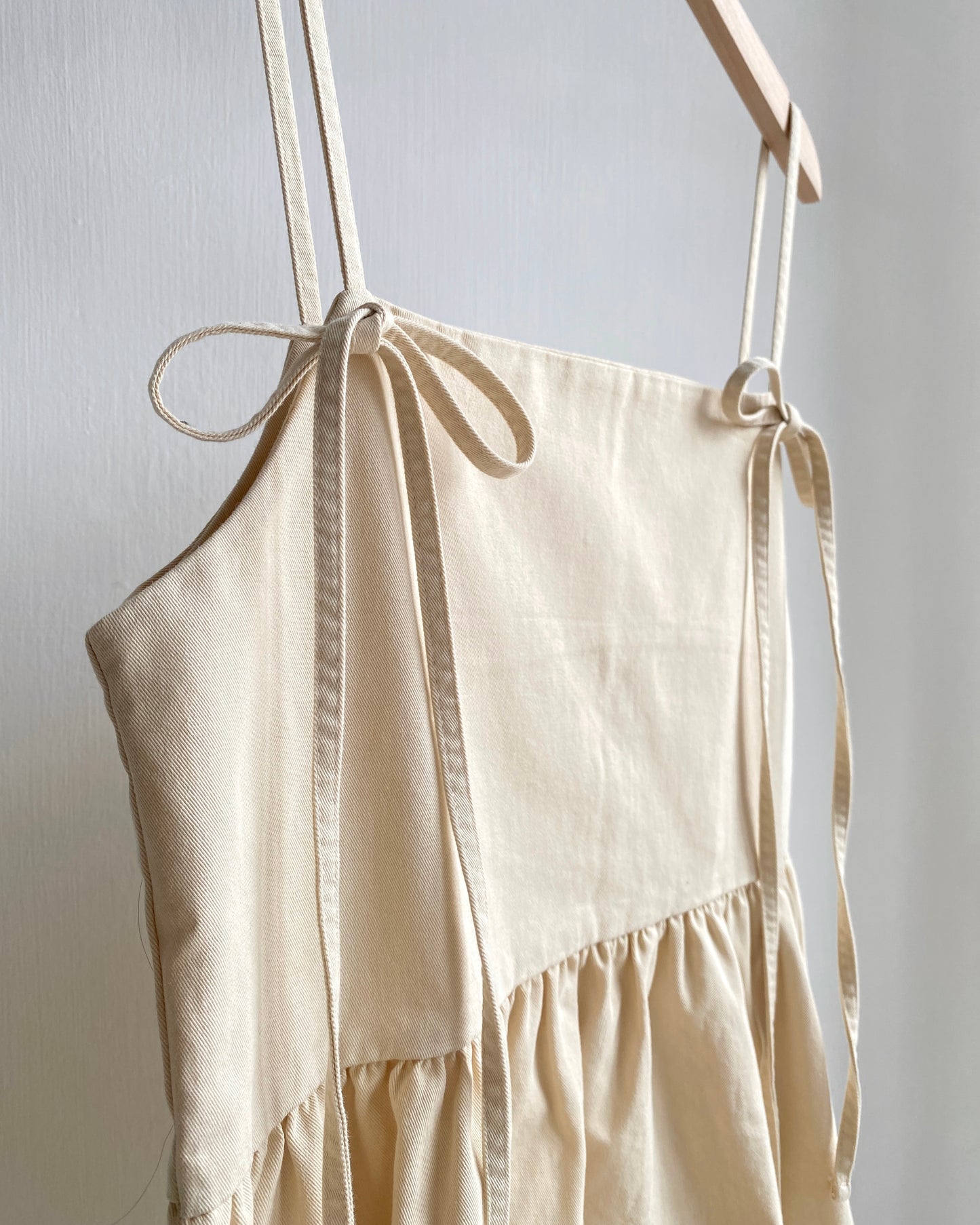現貨 VT239 Denim Vest - Ivory