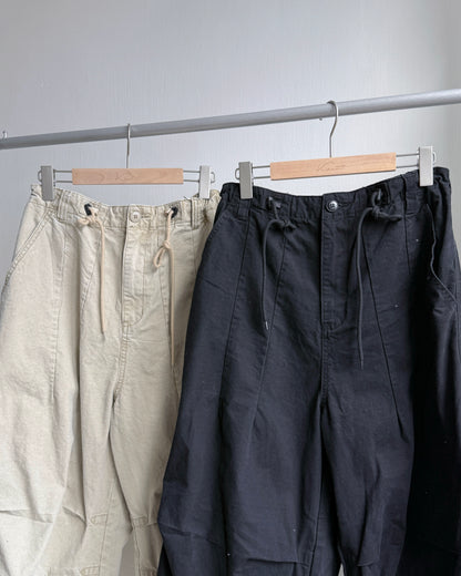 PT076 Ribbed Pants - Beige | Black