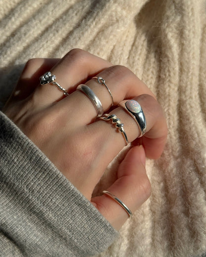 KA381 S925 Opal Ring