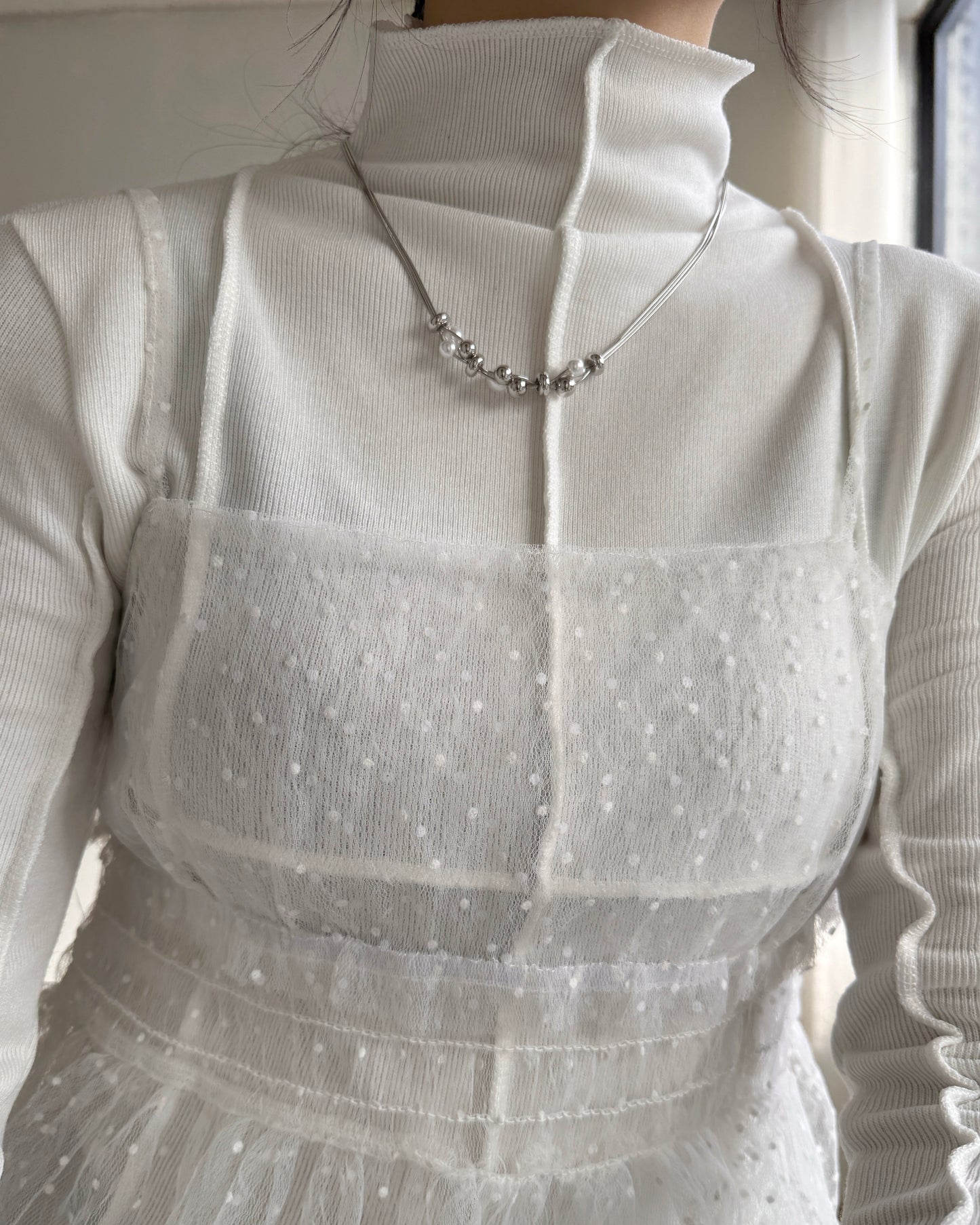 VT270 Lace Vest - Black