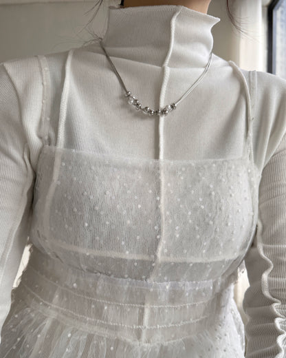 VT270 Lace Vest - Black