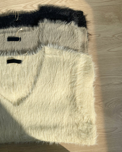 現貨 VT230 JP Shaggy Vest - Ivory | Gray | Black