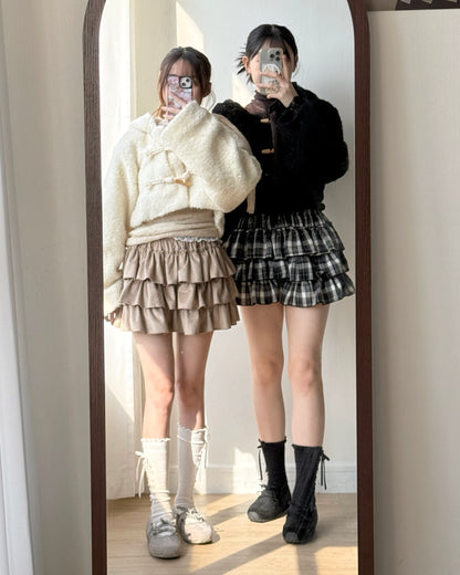 🐏 早鳥限定優惠 JK041 Eve Wool Jacket - Ivory | Black