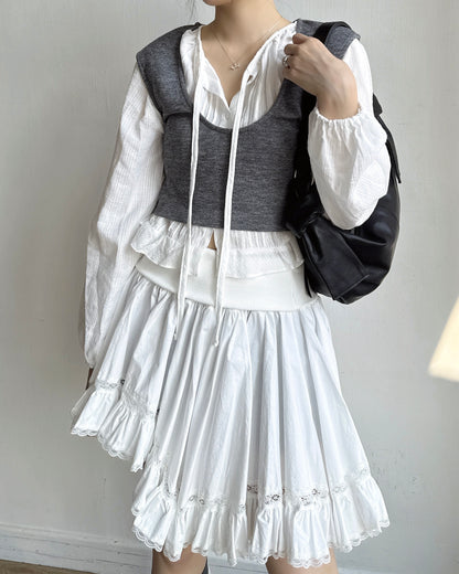 VT335 U-Neck Vest - Black | Cloud | Ivory | Gray