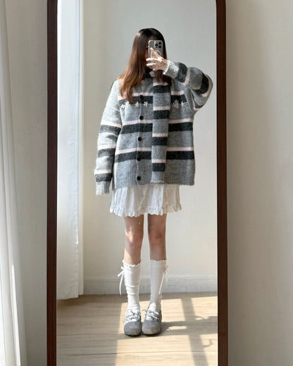 SK205 Tiered Skirt - White