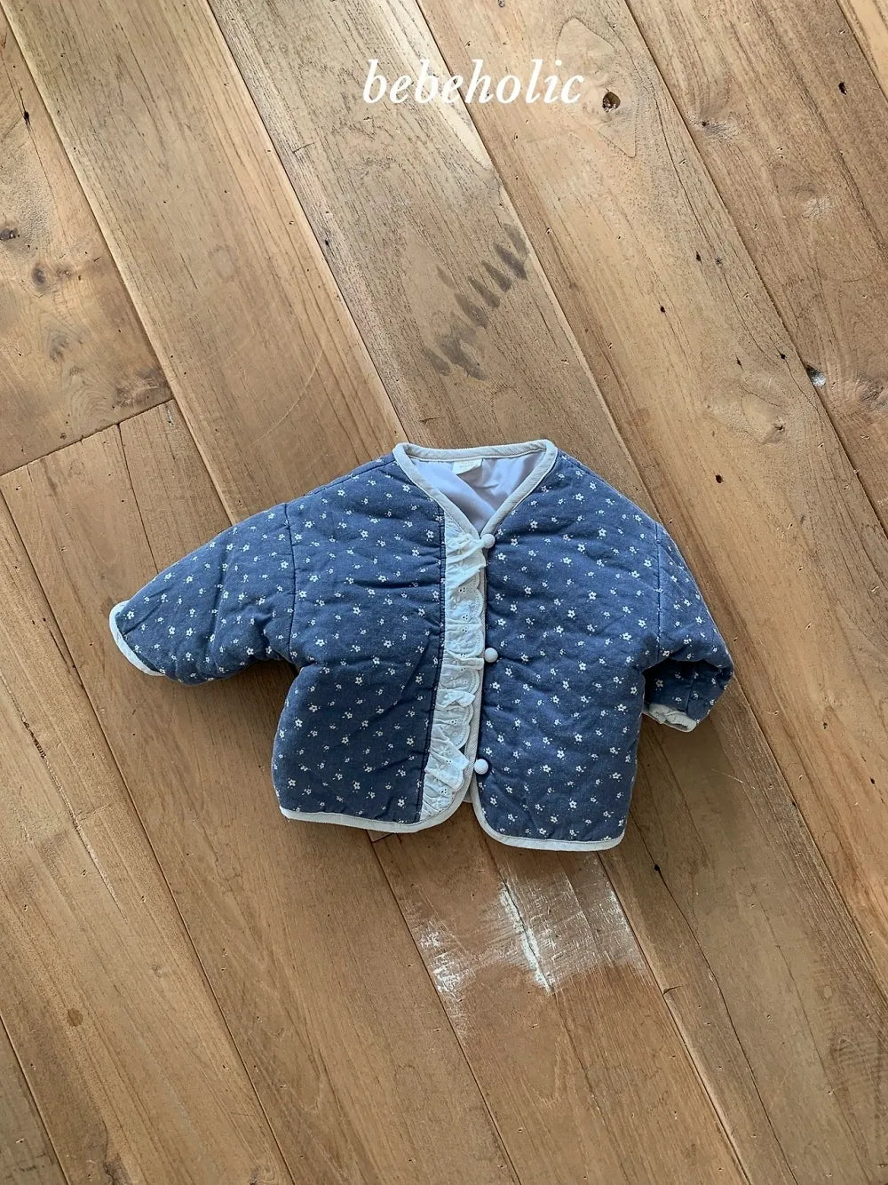 🍪Bebeholic 小碎花排扣外套 - Ivory | Brown | Navy