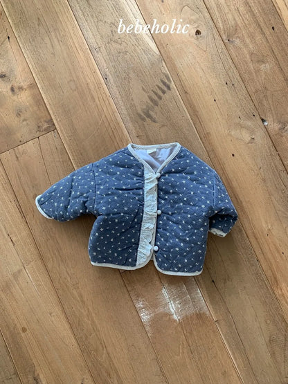 🍪Bebeholic 小碎花排扣外套 - Ivory | Brown | Navy