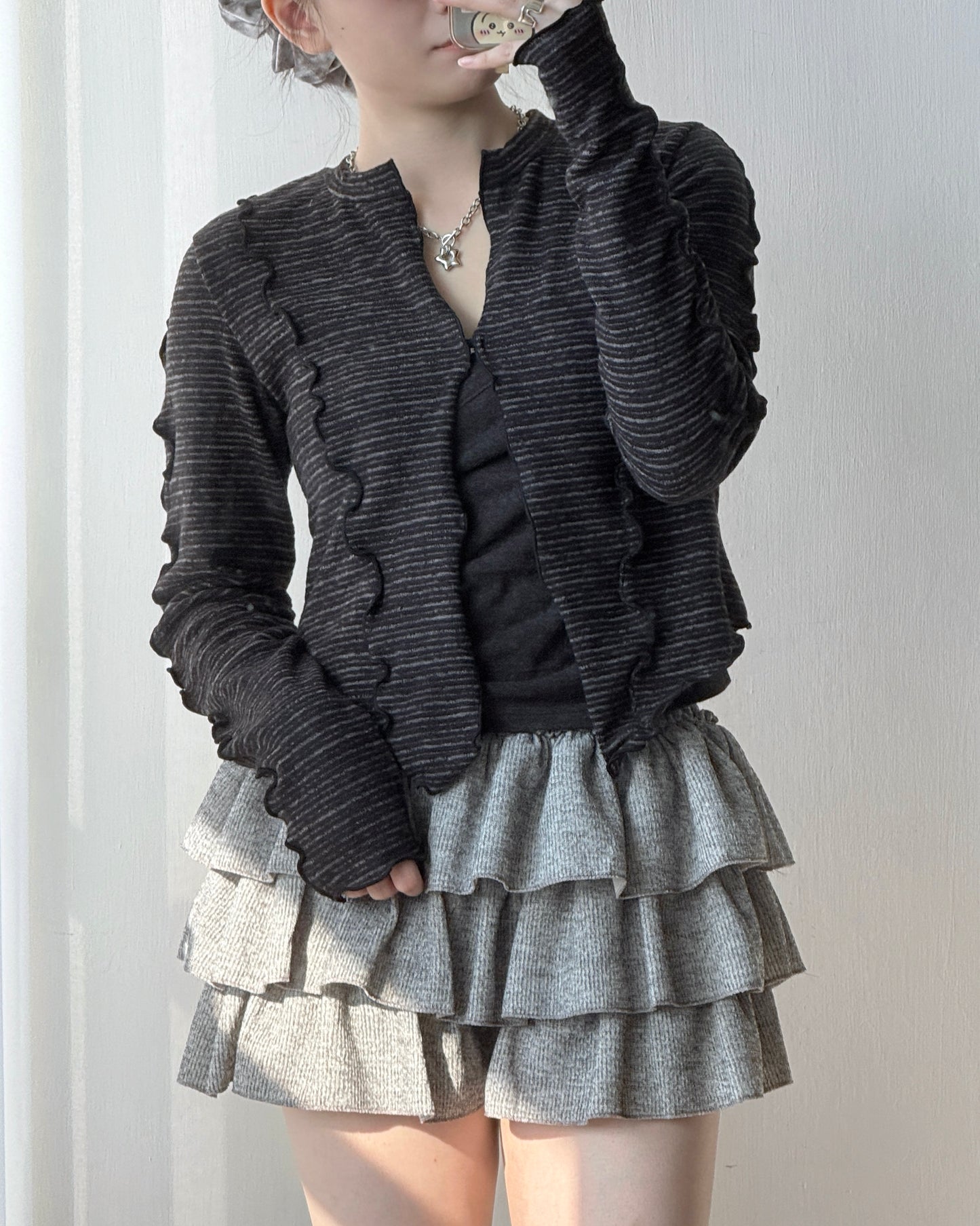 TP562 開叉微性感上衣 - Pink | Black